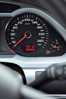 Car speedometer detail photo