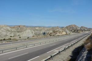Desert highway photo