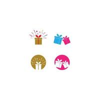 Gift Icon Set vector