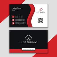 Modern business card. vector