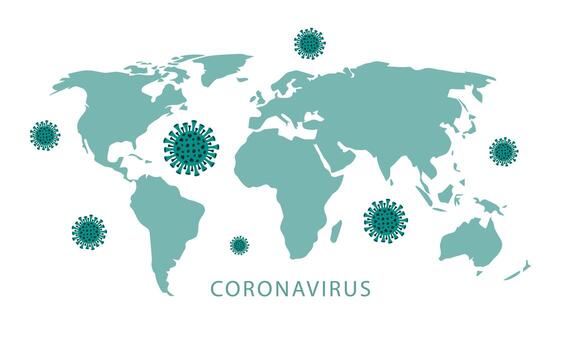 china 2019-ncov mapa del brote vector