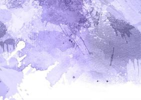 Purple watercolor splash texture vector