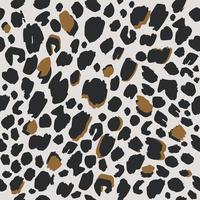 Seamless leopard print vector