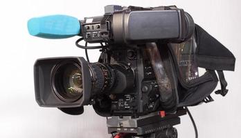 Professional digital video camera. photo