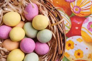 Easter Egg in Basket photo