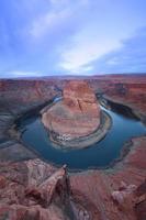 Río Colorado. curva de herradura foto