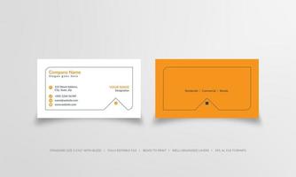 House roof outline real estate business card vector