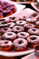 Chocolate donuts in a Desert Table photo