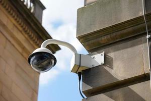 CCTV security camera in office building photo