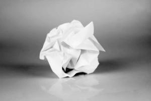 crumpled office paper photo