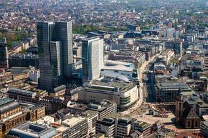 Aerial view of Frankfurt photo