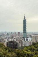 paisaje urbano de taipei foto
