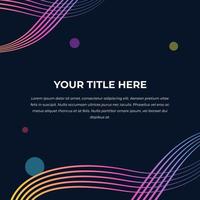 Dynamic Abstract Curve Neon Gradient Curve Lines Background  vector
