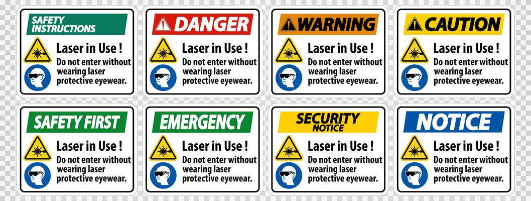 Warning PPE Safety Label
