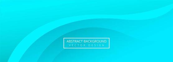 Modern Blue Wave Banner vector