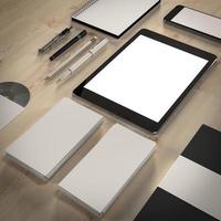 Mockup business template. High resolution. photo