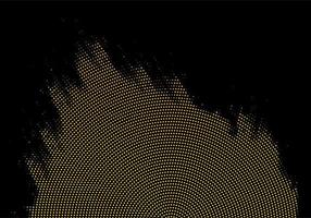 Abstract Gold Dot and Black background vector