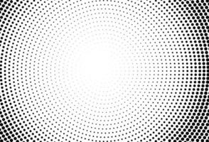 Abstract Circles Black Dots Background vector