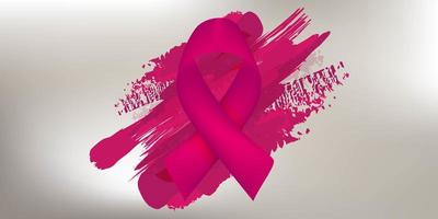 Pink Breast Cancer October Awareness Month vector