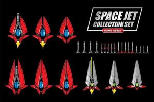 Space Jet Collection Set vector