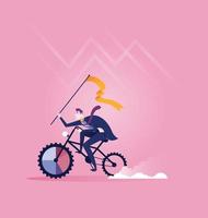 Competition Biking Concept business vector