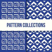 Seamless Pattern Two L Shapes Other Box Collection vector