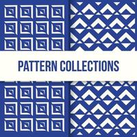 Seamless Pattern Two L Shapes Other Box Collection vector