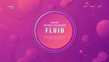 Modern abstract background in fluid style.  vector