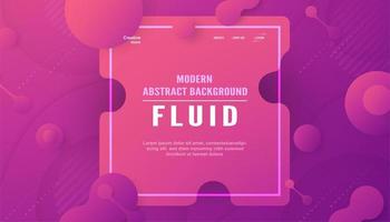 Modern abstract background in liquid and fluid style vector