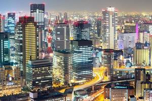 Osaka skyline photo