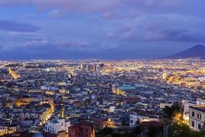 View on Naples in Italy