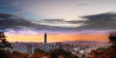 Full view of Taipei city photo