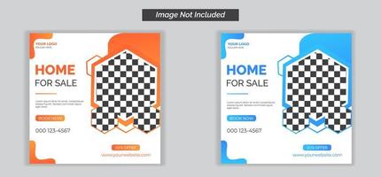 Modern Promotion Square Template  vector
