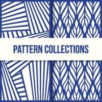 Seamless Wave Patterns Like Optical Illusions vector