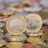 One Euro coin Netherlands photo