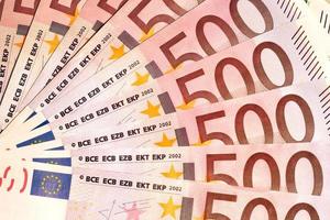 Banknotes of 500 euros