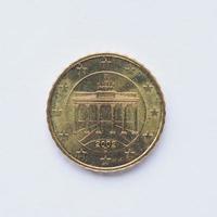 German 10 cent coin photo