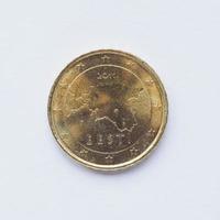 Estonian 10 cent coin photo