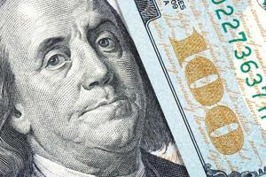 Benjamin Franklin, New 100 dollar bill photo