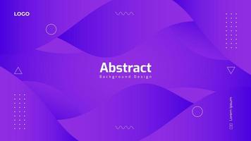 Gradient Purple Abstract Background Design vector