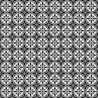 Geometric flower mandala seamless pattern vector