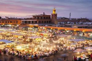 jamaa el fna en marrakesh foto