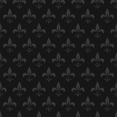 Seamless Gray Fleur De Lis Backgorund
