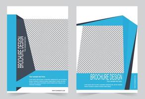 Annual report cover set vector