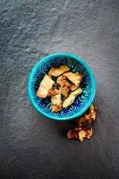 Dried Galangal Root in Authentic Oriental Bowl photo