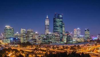 The Perth skyline