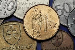 monedas de eslovaquia