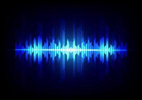 Abstract blue computer firewall technology design vector