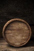 wooden barrel beer photo