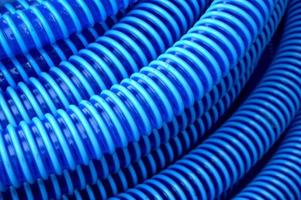 blue plastic hose background photo